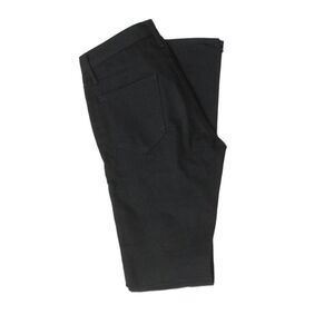 R+A Unisex Skinny Black Designer Jeans Button Closure Size 29